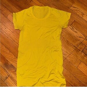 Lululemon Bright Yellow T-Shirt